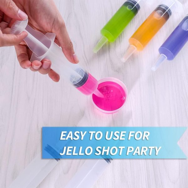 PISSION Jello Shot Syringes BPA Free 20mL Party Supplies-3