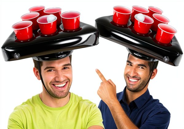 Kovot Inflatable Pong Hat Game Set Party Fun-0