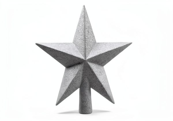 Christmas Tree Star Topper Aneco Plastic 8 Inch-1