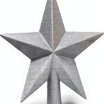 Christmas Tree Star Topper Aneco Plastic 8 Inch-0