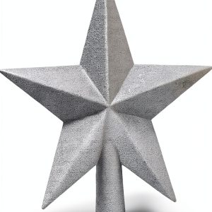 Christmas Tree Star Topper Aneco Plastic 8 Inch-0