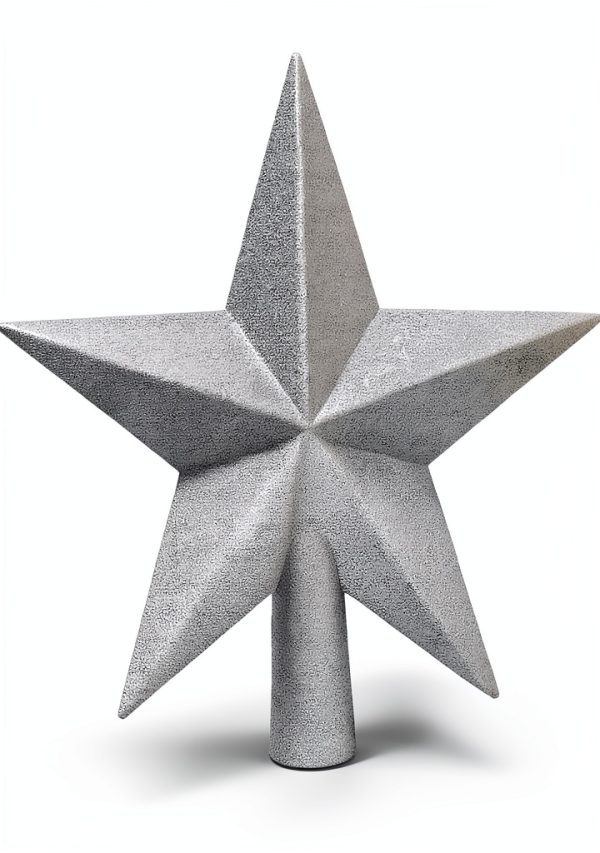 Christmas Tree Star Topper Aneco Plastic 8 Inch-0