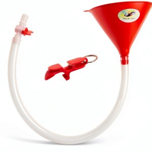 Party Like Sophia Beer Bong Red Premium Polypropylene Funnel-0