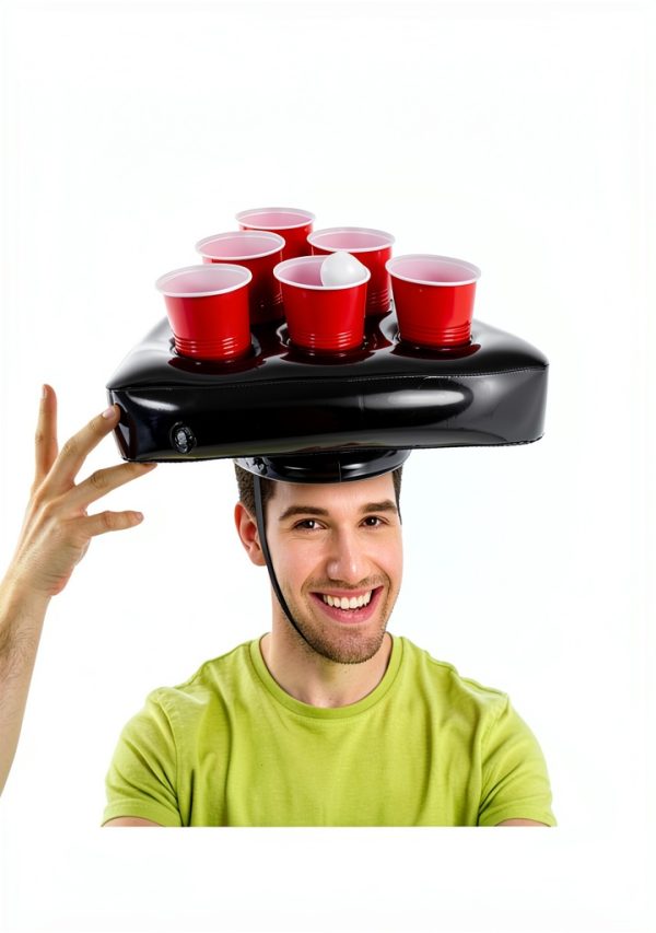 Kovot Inflatable Pong Hat Game Set Party Fun-5