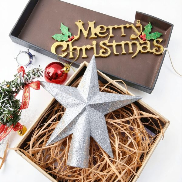 Christmas Tree Star Topper Aneco Plastic 8 Inch-4