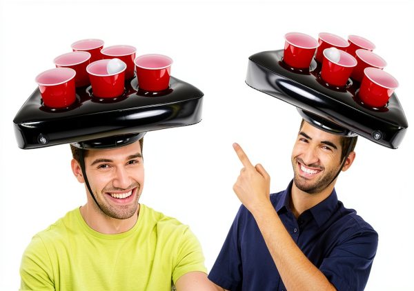 Kovot Inflatable Pong Hat Game Set Party Fun-3