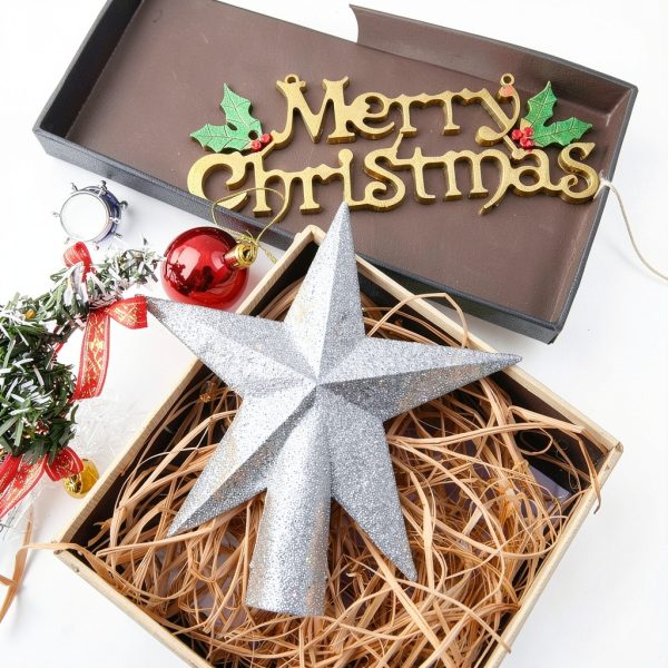 Christmas Tree Star Topper Aneco Plastic Classic-4
