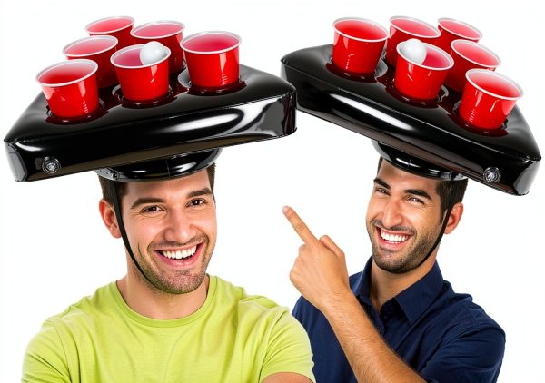 Kovot Inflatable Pong Hat Game Set Party Fun-4