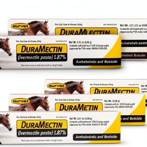 Duramectin Paste 6.08gm 6 Count - Broad Spectrum Wormer for Horses-0