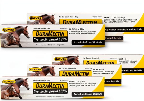 Duramectin Paste 6.08gm 6 Count - Broad Spectrum Wormer for Horses-0