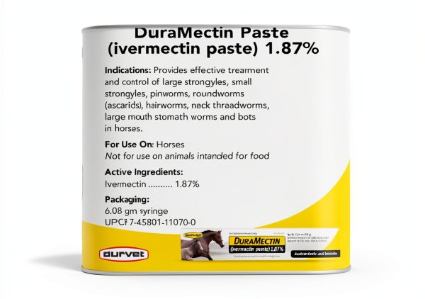 Duramectin Paste 6.08gm 6 Count - Broad Spectrum Wormer for Horses-2