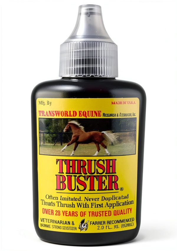 Thrush Treatment for Horses, Hoof Care Liquid to Help Maintain Healthy Hooves, Purple Stain Formula, Easy to Apply, Equine Farrier Favorite, 2 oz-0