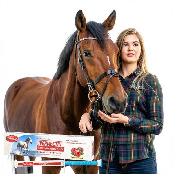 Ivermectin Equine Paste 1.87% Apple Dewormer for Horses 6-Pack QZQAB-1