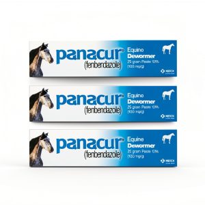 PANACUR Dewormer Horse Paste 10% 3 Pack 100mg Each-0