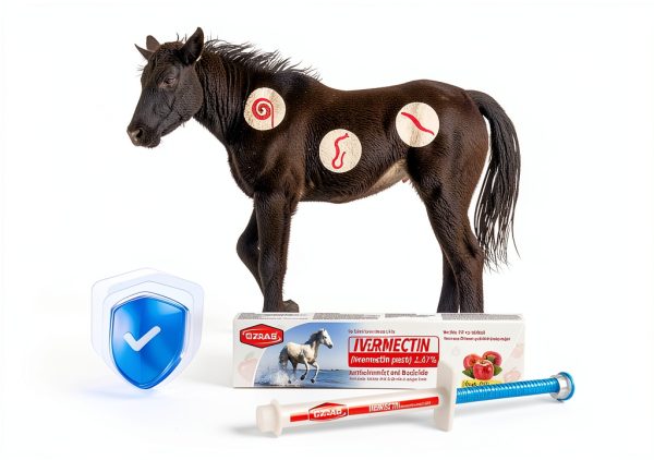 Ivermectin Equine Paste 1.87% Apple Dewormer for Horses 6-Pack QZQAB-3