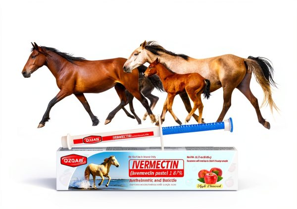 Ivermectin Equine Paste 1.87% Apple Dewormer for Horses 6-Pack QZQAB-6