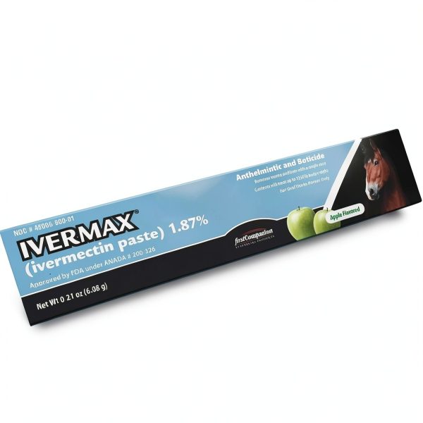 Ivermax Apple Flavored Ivermectin Equine Paste Dewormer 2 Pack-1
